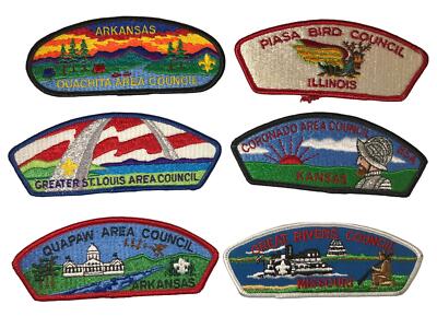 MID-West Councils 1/2 Dozen BSA CSPs Mint CSP (BHP2226)