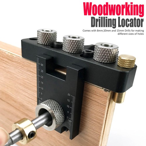 Woodworking Three In One Positioning Punch Embedded Part Round Wood Tenon - Picture 9 of 12