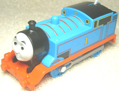 2013 THOMAS & FRIENDS MOTORIZED TRACKMASTER #1 BLUE THOMAS THE TANK ENGINE NICE