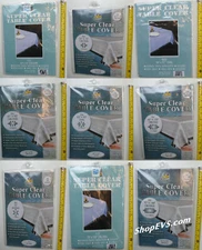 RL Plastic, Heavy Duty, Super Clear and Durable 100% Vinyl Tablecloth Protector