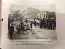 RIPRODUZIONE FOTO ALINARI SFILATA OCCASIONE FESTA ALBERI CAMPOBASSO 9X12 '30 (4)
