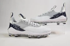 Under Armour Harper 7 Elite Low MCS Baseball Cleats 3025585-401 White | Size 14