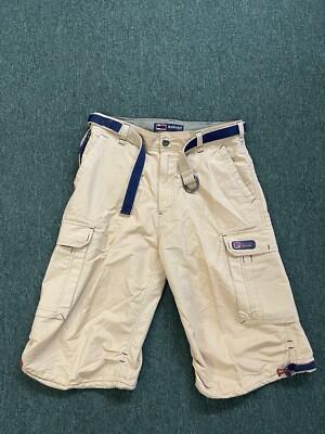 Bugle Boy Cargo Shorts Men's Size 32x12 Khaki