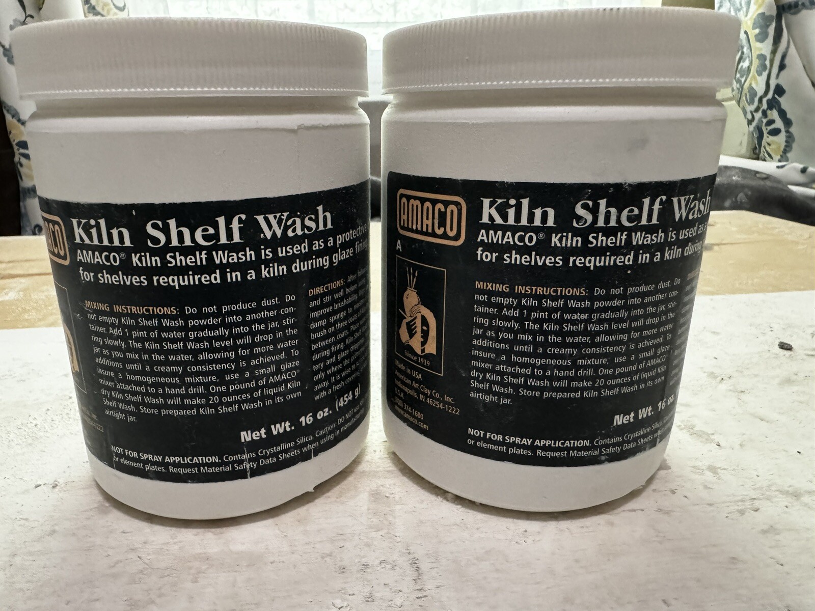 NEW Amaco Kiln Shelf Wash eBay