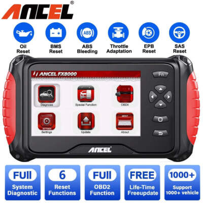 ANCEL FX8000i INTELLIGENT OBD2 SCANNER DIAGNOSTIC MULTI-FUNCTION TOOL