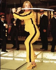 Uma Thurman Kill Bill Autographed Onitsuka Tiger ASICS Screen Accurate Sz 11 BAS