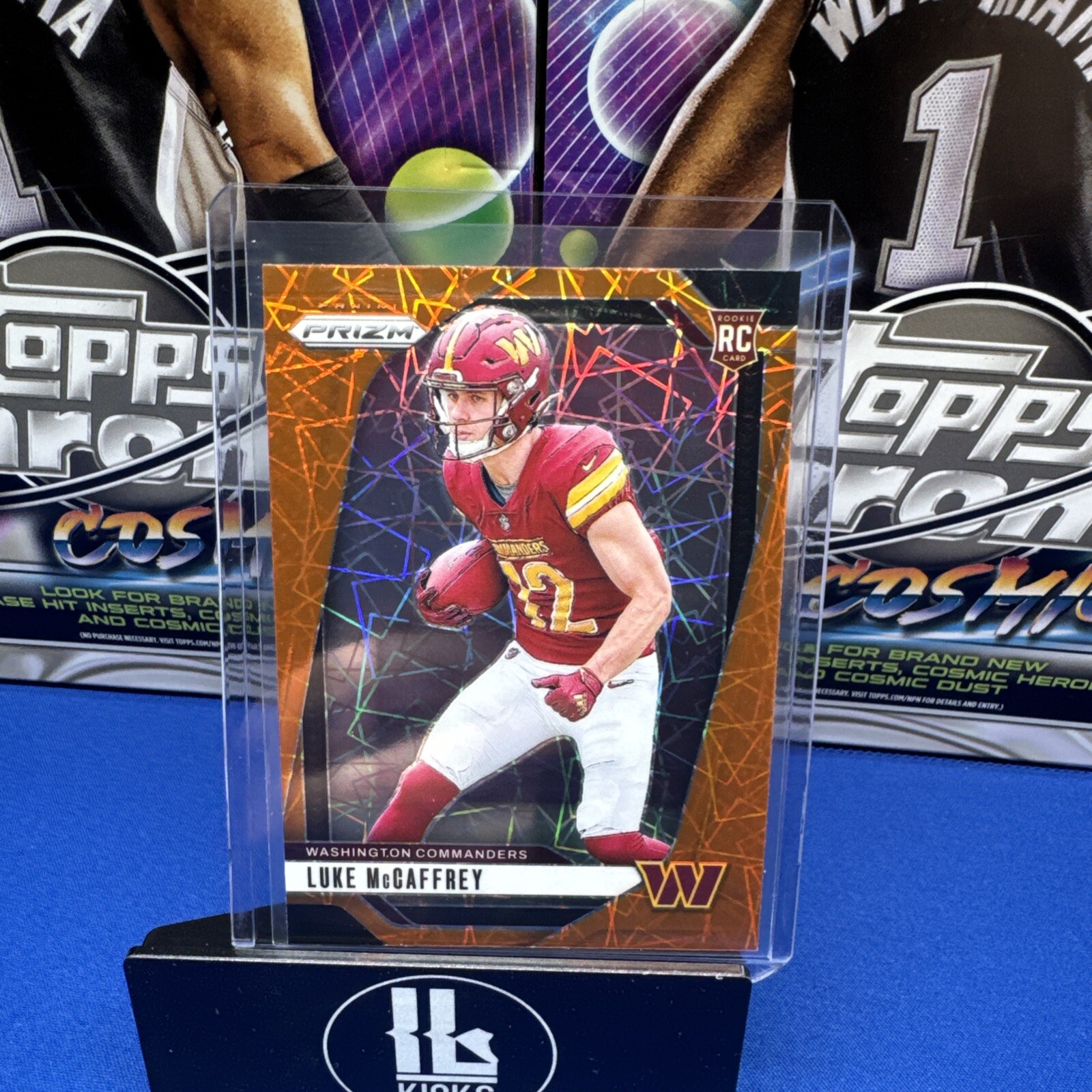 2024 Panini Prizm - Rookies Lazer Prizm #367 Luke McCaffrey (RC)