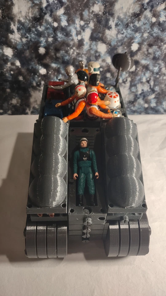 Transporte de tropas para figuras de acción de la Guerra de las Galaxias de 3,75 pulgadas ruedas tanque vehículo coche Foto 2 de 4