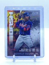 2020 Topps Stadium Club Ronald Acuna Jr Bash And Burn Insert BAB-1 Braves