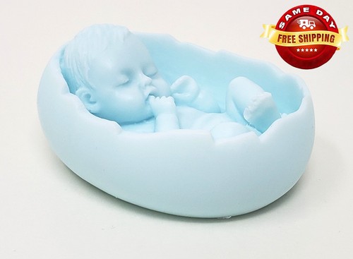 CUTEST BOY BABY SHOWER GLYCERIN SOAP BAR by H&B Oils Center HANDMADE & NATURAL - Picture 3 of 12