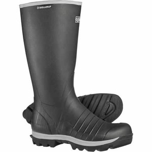 Quatro Insulated 16” Knee Boot Sz 6 Black Waterproof Rubber Tractor-Grip Cleat Quatro Insulated 16” Knee Boot Sz 6 Black Waterproof Rubber Tractor-Grip Cleat