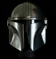 Christmas 18 Guage Steel Medieval Star Wars Boba Fatt Mandalorian Knight Helmet