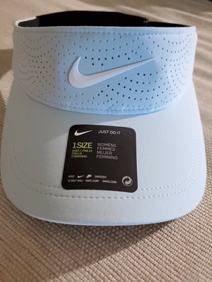 nike blue visor