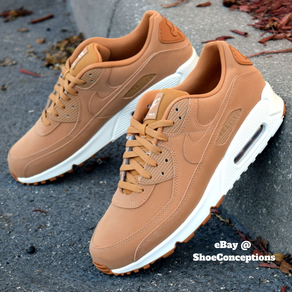 Nike Air Max 90 PRM Wheat Flax Sail HJ3153-200 Men’s Shoes New Available