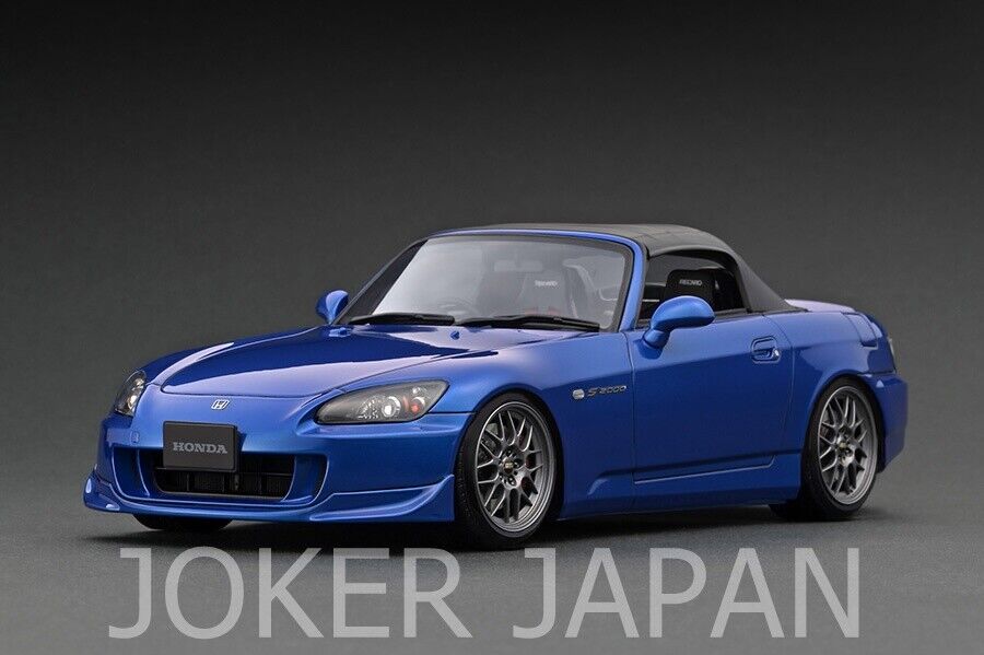 Ignition Model IG2586 1/18 Honda S2000 (AP2) Blue Metallic Ignition Model IG2586 1/18 Honda S2000 (AP2) Blue Metallic