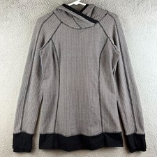 LULULEMON Herringbone Think Fast Hoodie Jacket size 6