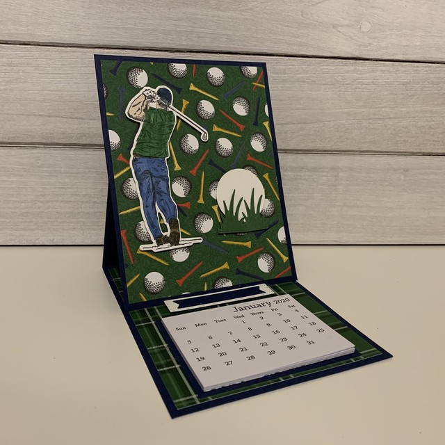 2021 Golf Desk Calendar Mini Tear-Off Handmade | eBay