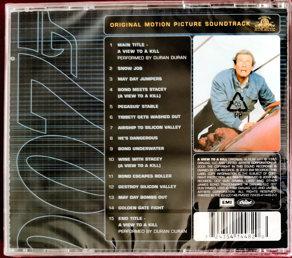 A VIEW TO A KILL ~ JAMES BOND - JOHN BARRY + DURAN DURAN ~REMASTERED VERSION-NEU - Bild 2 von 2
