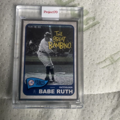 2021 Project70 #899 Babe Ruth by The Shoe Surgeon Yankees Artist's Proof #41/51