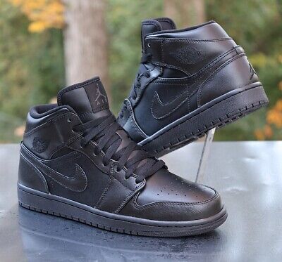 Size 9.5 - Air Jordan 1 2013 Mid Triple Black for sale Size 9.5 - Air Jordan 1 2013 Mid Triple Black for sale