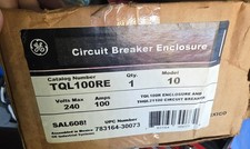 GE Leitungsschutzschaltergehäuse TQL100RE 100A 240V Stahl Modell 10 Abzweigkreis