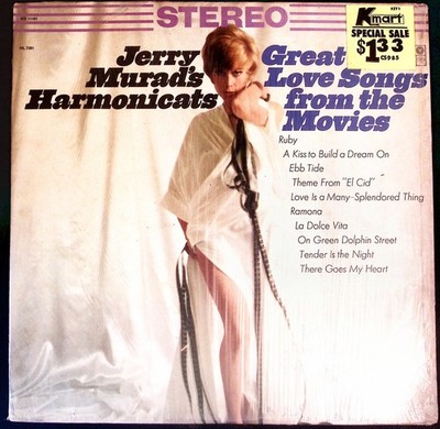 JERRY MURAD'S HARMONICATS   GREAT LOVE SONGS FROM THE MOVIES  VINYL LP 224-60