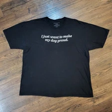 Assholes-Live-Forever Mens T Shirt Black 2XL Just Want To Make My Dog Proud ALF