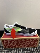 Vans Old Skool Flame - Black White for sale | eBay