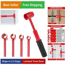 4 in 1 Door Hinge Adjustment Tool, Multi-Size Hinge Gap Adjustment Wrench Too...