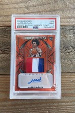 2024-25 Obsidian - Rookie Jersey Autographs Jared McCain, Electric Orange /99 