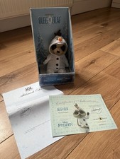 Compare the Meerkat Oleg plush as Olaf Frozen new in box authentic certificate