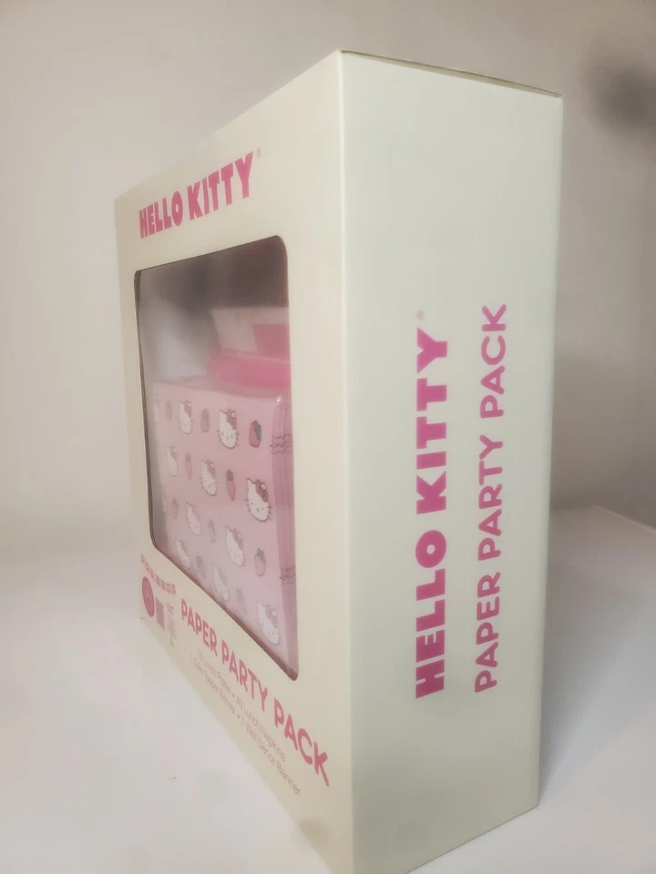 Hello Kitty纸质餐具派对包16盘,40张餐巾纸,蛋糕装饰 — 第 3/4 张图片