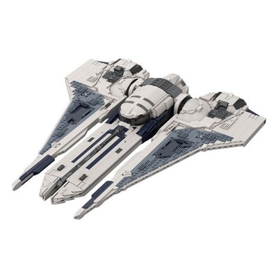 Modubrix Mocs Bricks Sets UCS Bo-Katan Kom rk-class Future Spaceship 2007 Parts
