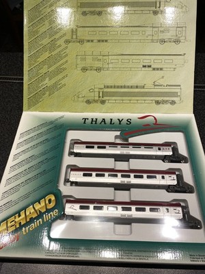 H0 Mehano T678 Thalys Hochgeschwindigkeitszug R2 R4 R5 Erweiterungsset OVP
