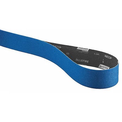 Norton Abrasives 78072728686 Sanding Belt, 2 1/2 In W, 60 In L, Coated,