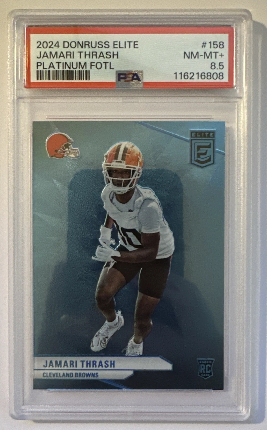 Jamari Thrash Panini Donruss Elite #158 Platinum Fotl