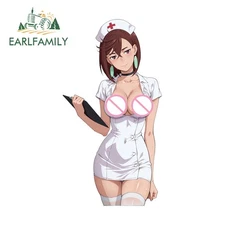 EARLFAMILY Ayase MomoAnime Car Sticker Bumper Motorcycle Rearview Mirror Decal