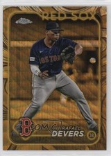 2024 Topps Gilded Collection Gold Wave Refractor /75 Rafael Devers #139 05jo
