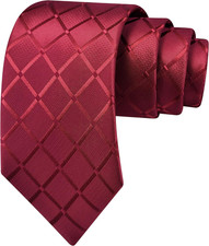 3.15" 8cm Fashion Striped PaisleyTies Mens Plaid Flower Necktie for Wedding
