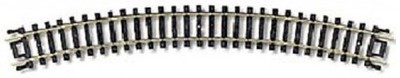 Atlas N Scale Code 80 11'' Radius Curve Bulk Model Train Track (10 Pieces)