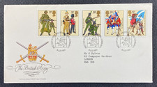 1983 UK Royal Mail The British Army FDC First Day Cover + Insert Edinburgh Pmk