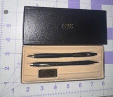 Cross Classic Black 2501 Pen and Pencil Set w/ Gold Trim - Hunt  s Minute Gourmet