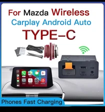 Wireless type-c CarPlay Android Auto Adapter UBS Hub OEM for Retrofit Mazda 2 3