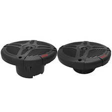 Pyle 6.5" Waterproof 600W Marine 2-Way Full-Range Speaker System Black 