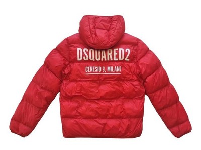 DSQUARED2 Junior ökologische Daunenjacke DQ0723_D009D rot 14 Jahre