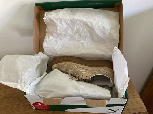 Zapatillas deportivas mujer PUMA Platform Exotic Skin 38,5 beige cuero EXCELENTES - Imagen 24 de 24