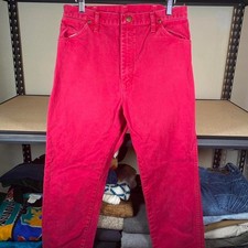 Vintage 90s Wrangler Electric Pink Pants
