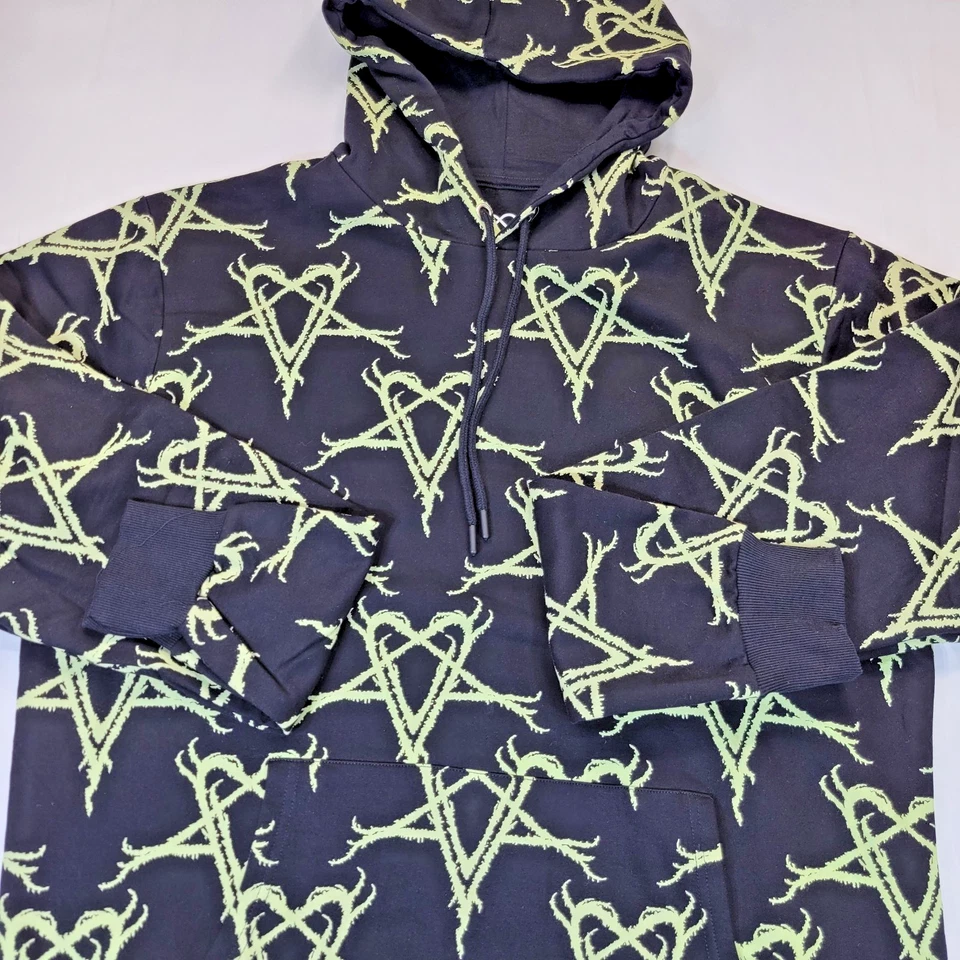 Sudadera con capucha Ville Valo HeartGram Bam Margera H.I.M. HIM All Over Print 3XL Foto 2 de 4