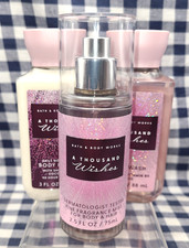 3 Piece ALL NEW A Thousand Wishes Travel Set Mist Lotion Gel Bath  Body Works