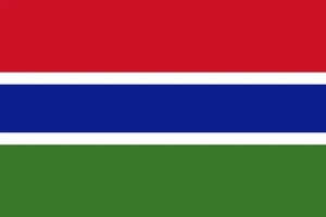 Gambia Flag Self Adhesive Vinyl Sticker